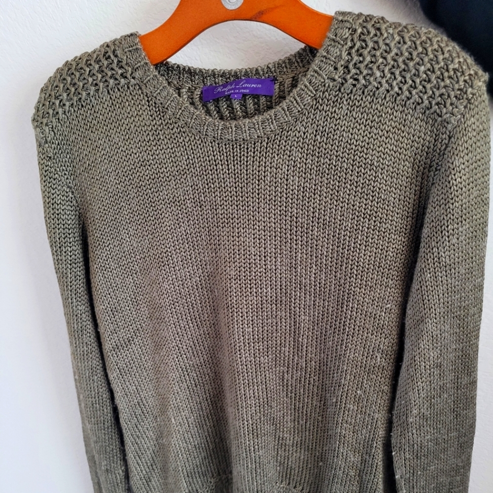 Ralph Lauren Purple Label Silk/Cashmere Cozy & Rare Sweater💜 - Picture 1 of 6